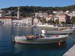 Hvar harbour with fishermen´s boat