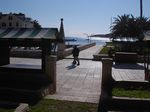 Small park with harbour view