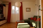 Apartment, living room, tv- and sitting corner